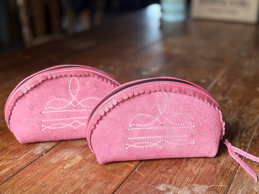 Boot Stitch Makeup Bag