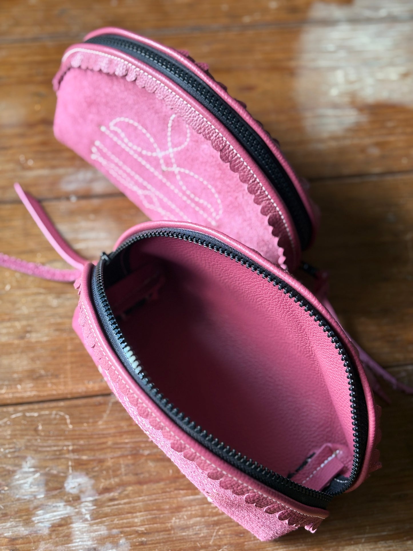 Boot Stitch Makeup Bag