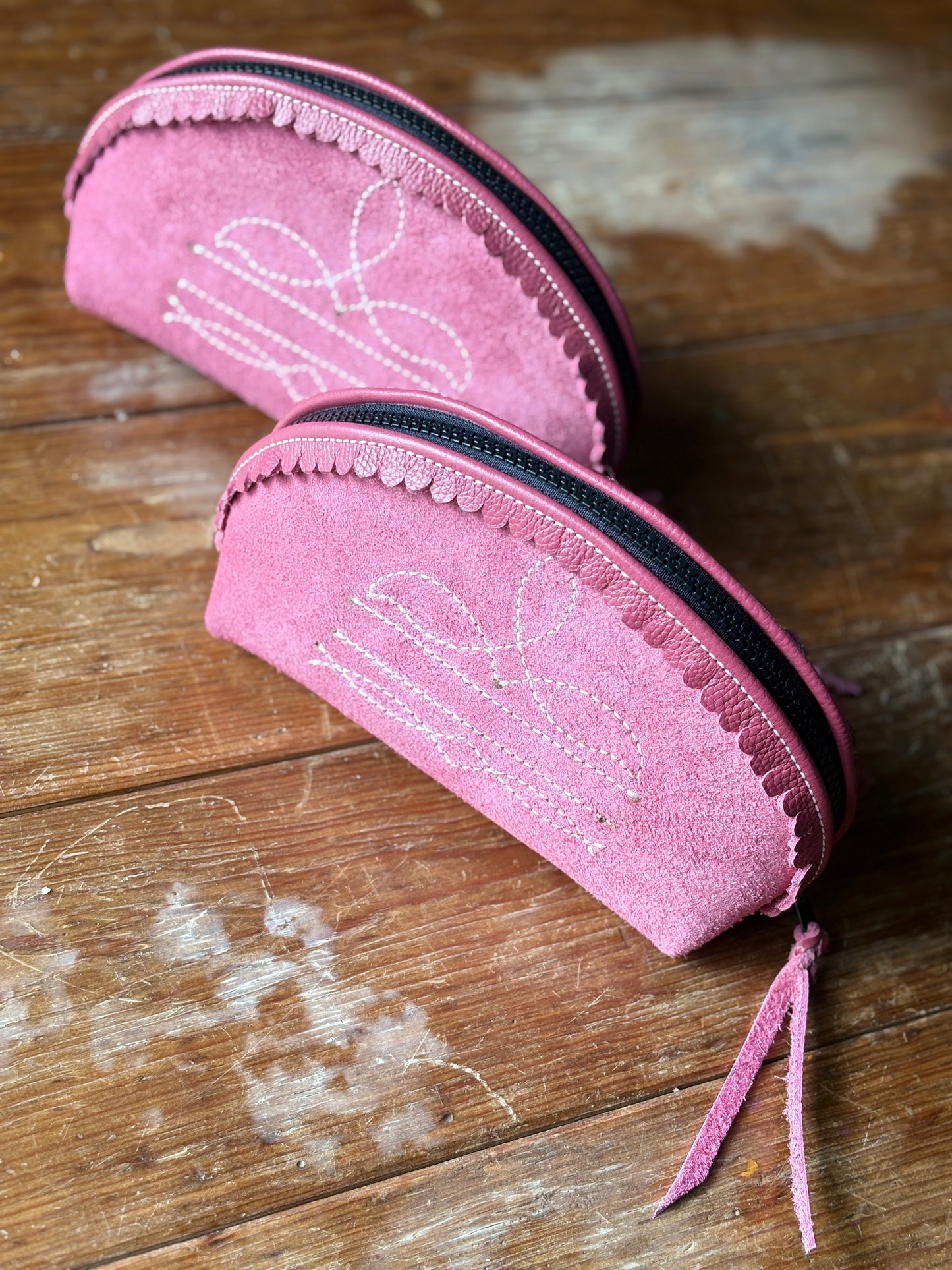 Boot Stitch Makeup Bag
