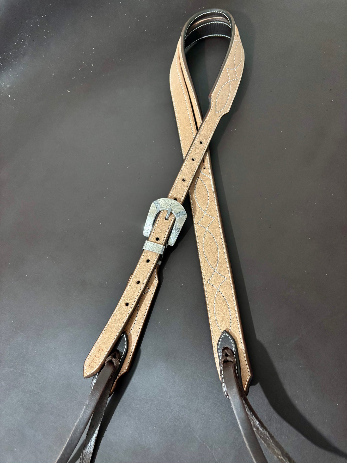 Stitched Split Ear with Reid Jones Buckle