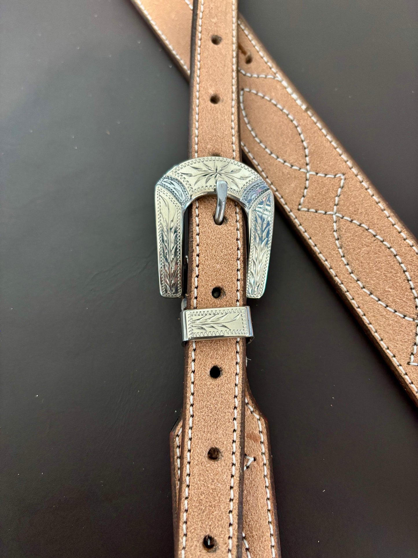 Stitched Split Ear with Reid Jones Buckle