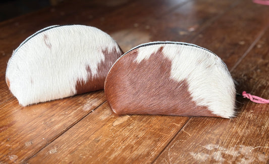Hair On Hide Makeup Bag